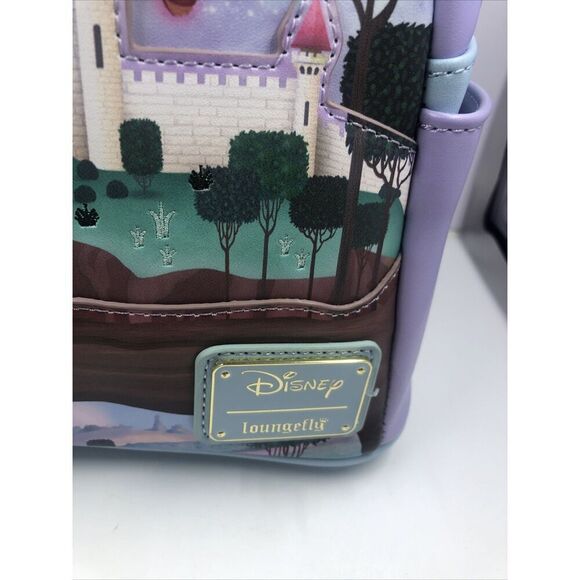Sleeping Beauty Loungefly Princess Castle Series  Mini Backpack Multicolor - Picture 6 of 16